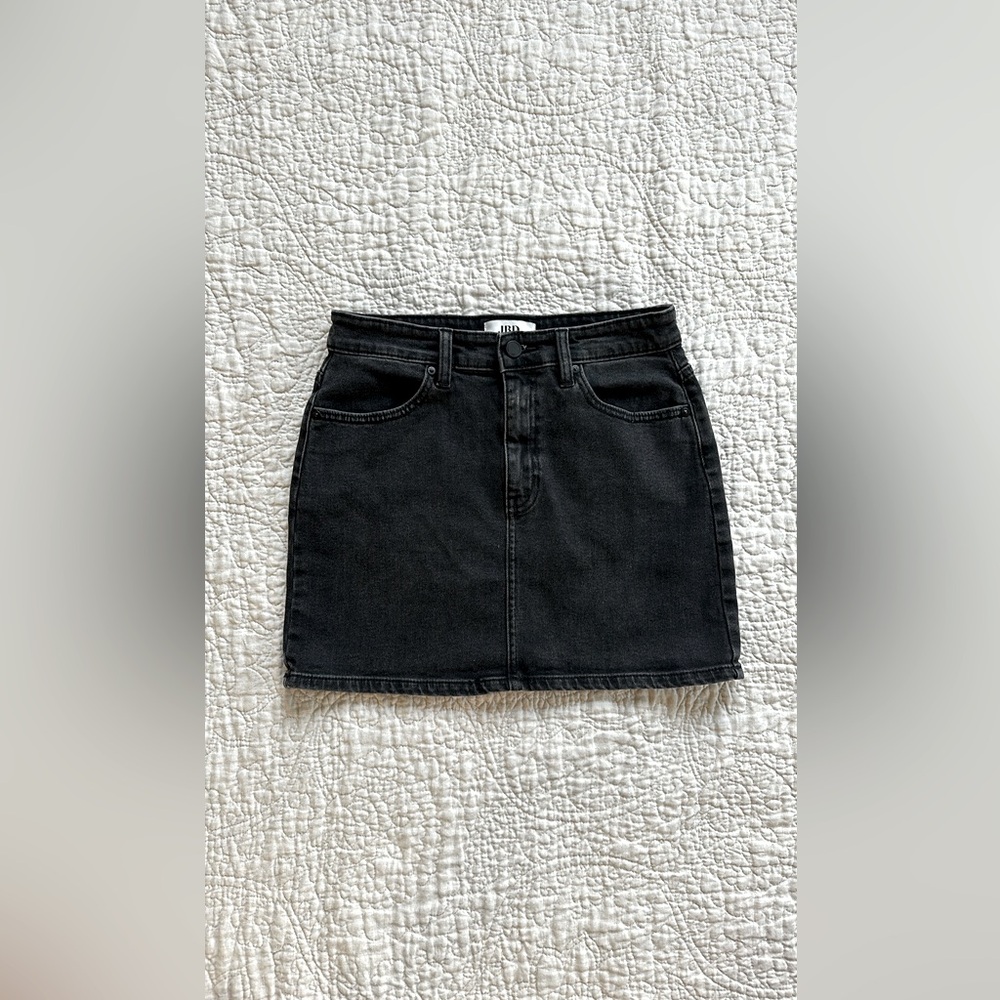 Just Black Denim - Black Jean Skirt - Size:M